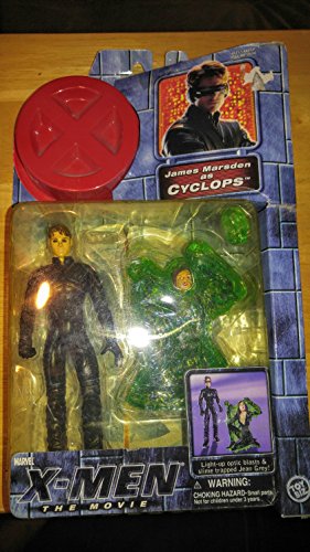 James Marsden As Cyclops Action Figure with Light-up Optic Blasts and Slime Trapped Jean Gray Action Figure - X-men the Movie Series 1