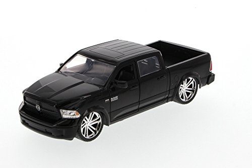 Just Trucks 2014 Dodge Ram 1500 Custom Pickup Black - JADA 97134 - 124 Scale Diecast Model Toy Car Brand New but NO BOX