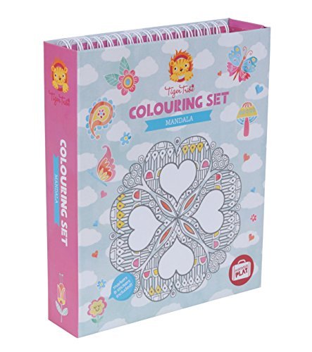 Mandala Colouring Set for Girls Design Colouring Book Activity Set for Girls Great travel activity packs for kids  Activity Book Great Gifts for Girls 6 years old by Tiger Tribe