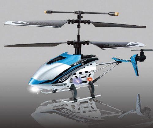 BLUE 4 ch Indoor Infrared Remote Control Helicopter DRIFT KING with Gyroscope