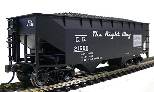 HO Scale Central of Georgia Coal Hopper for Model Railroad Trains 21660