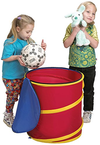 Large and Cute Durable Tote Storage Bin Container and Organizer for Kids Pet Toys and Balls- Children Home Box Units Solutions