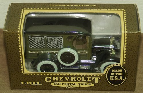 Ertl 125 Scale Diecast 1923 Chevrolet Postal Truck Coin Bank