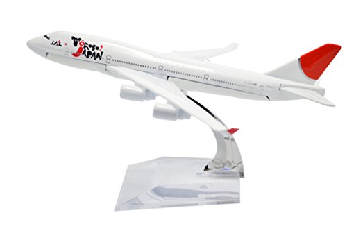 TANG DYNASTYTM 1400 16cm Boeing 747-400 Japan Airline Metal Airplane Model Plane Toy Plane Model