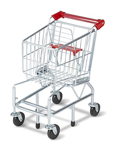 Melissa Doug Toy Shopping Cart With Sturdy Metal Frame